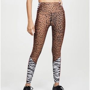 NWT Good American Animal Print Leggings